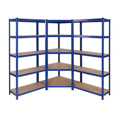 Sélectionnez votre taille - Étagères de garage/Racking 3 Bay Corner MEGA DEAL 5 niveaux