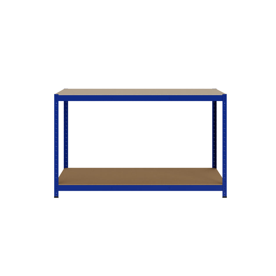Établi de travail robuste et robuste, 900 mm H x 1 500 mm L x 600 mm P - 300 kg UDL par étagère