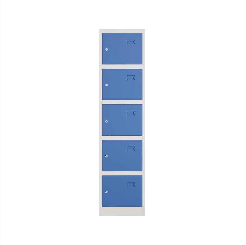 Casier en acier à 6 portes 1850 mm H x 380 mm L x 450 mm P