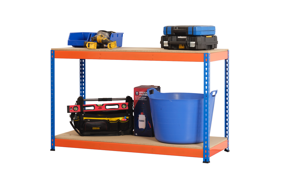 Établi de travail robuste et très résistant, 900 mm H x 1 500 mm L x 600 mm P - 400 kg UDL par étagère