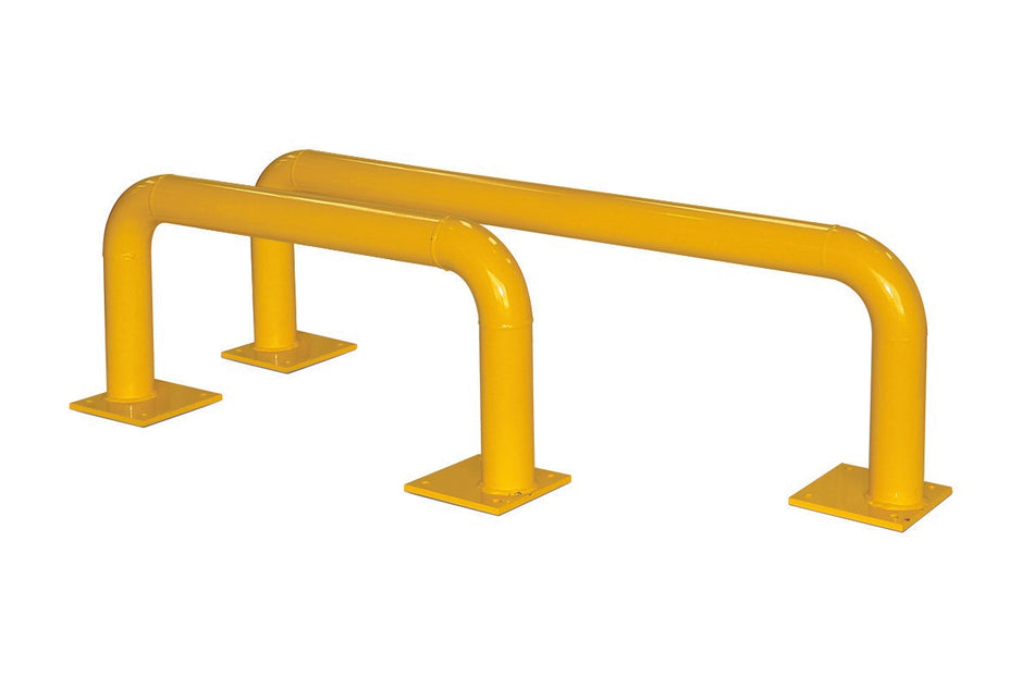 Barrières d'extrémité en acier pour rayonnages à palettes