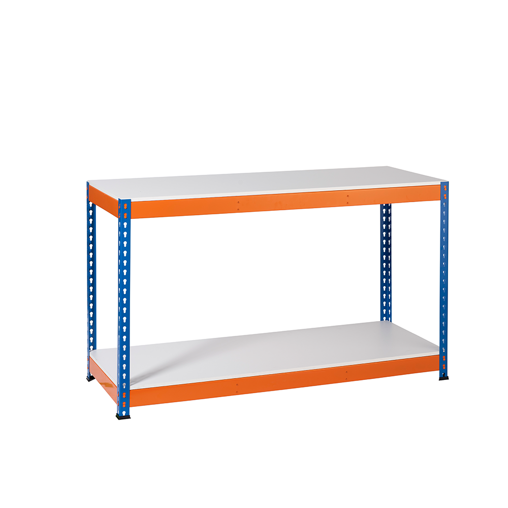 Outlet Racking Bench Établi de travail robuste et très résistant avec étagères en mélamine ...